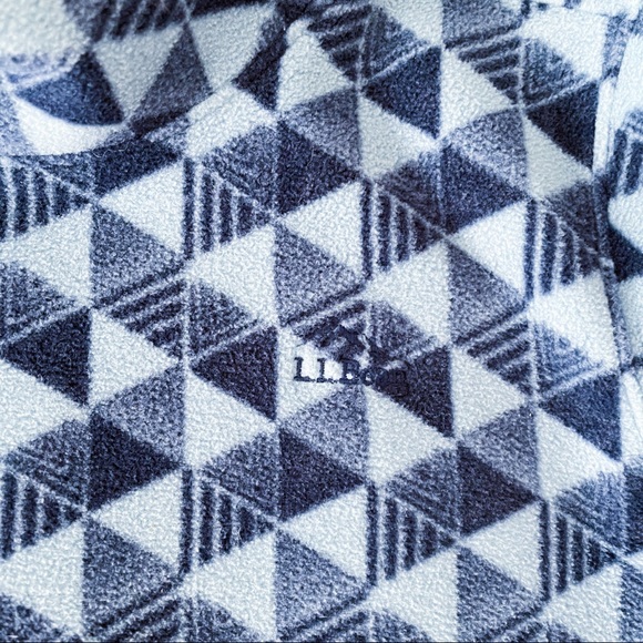LL Bean Fleece Funnel Neck Pullover Jacket - Picture 3 of 5